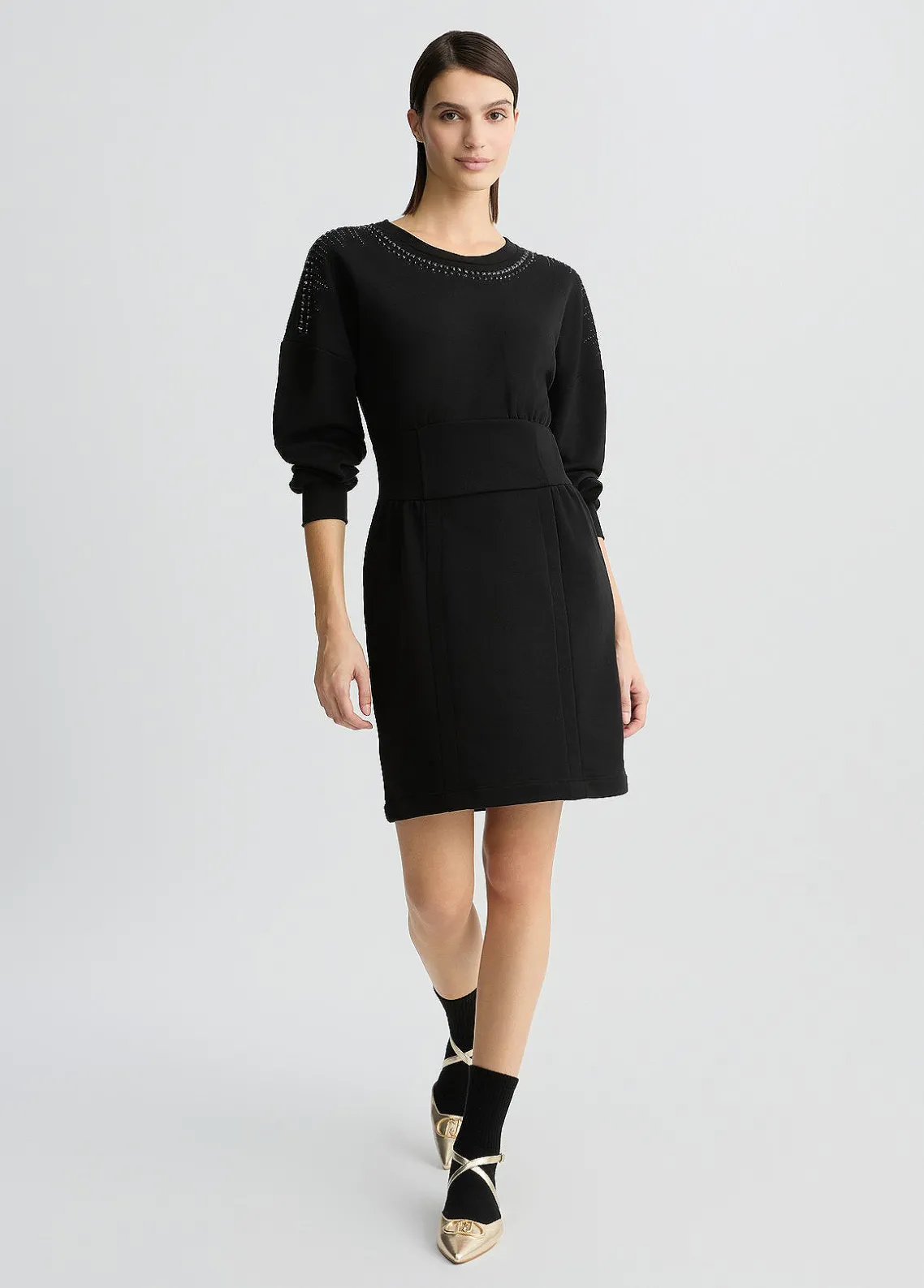 Liu Jo Vestido corto de felpa-Mujer Vestidos