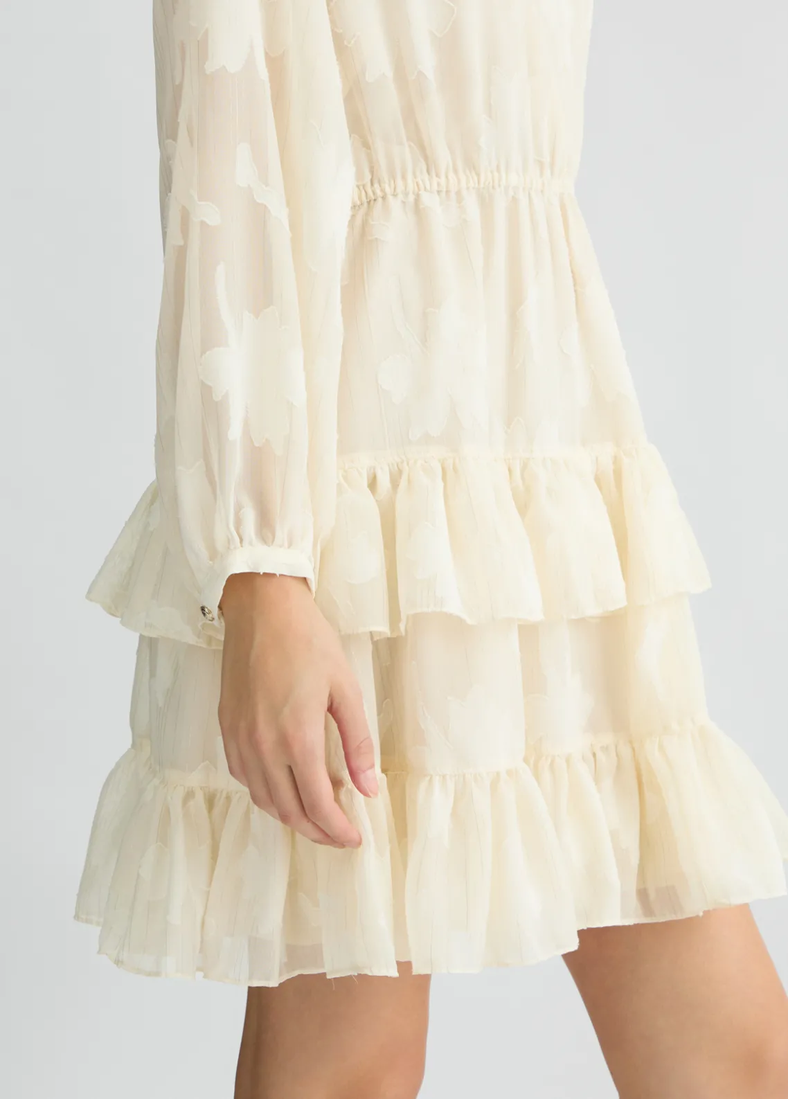 Liu Jo Vestido corto de flores bordadas-Mujer Vestidos