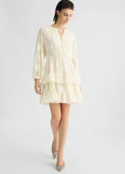 Liu Jo Vestido corto de flores bordadas-Mujer Vestidos