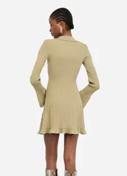 Liu Jo Vestido corto de punto-Mujer Cárdigans Y Jerséis|Vestidos
