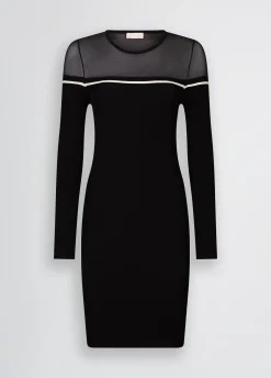 Liu Jo Vestido corto de punto-Mujer Ropa Deportiva|Cárdigans Y Jerséis