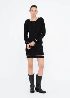 Liu Jo Vestido corto de punto-Mujer Ropa Deportiva|Vestidos