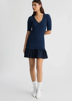 Liu Jo Vestido corto de punto-Mujer Vestidos