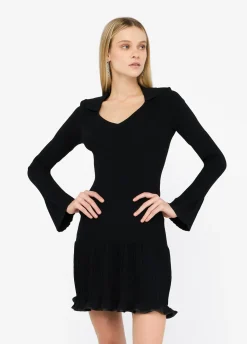 Liu Jo Vestido corto de punto-Mujer Cárdigans Y Jerséis|Vestidos
