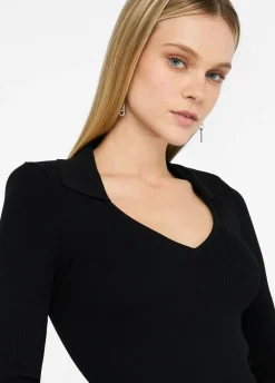 Liu Jo Vestido corto de punto-Mujer Cárdigans Y Jerséis|Vestidos