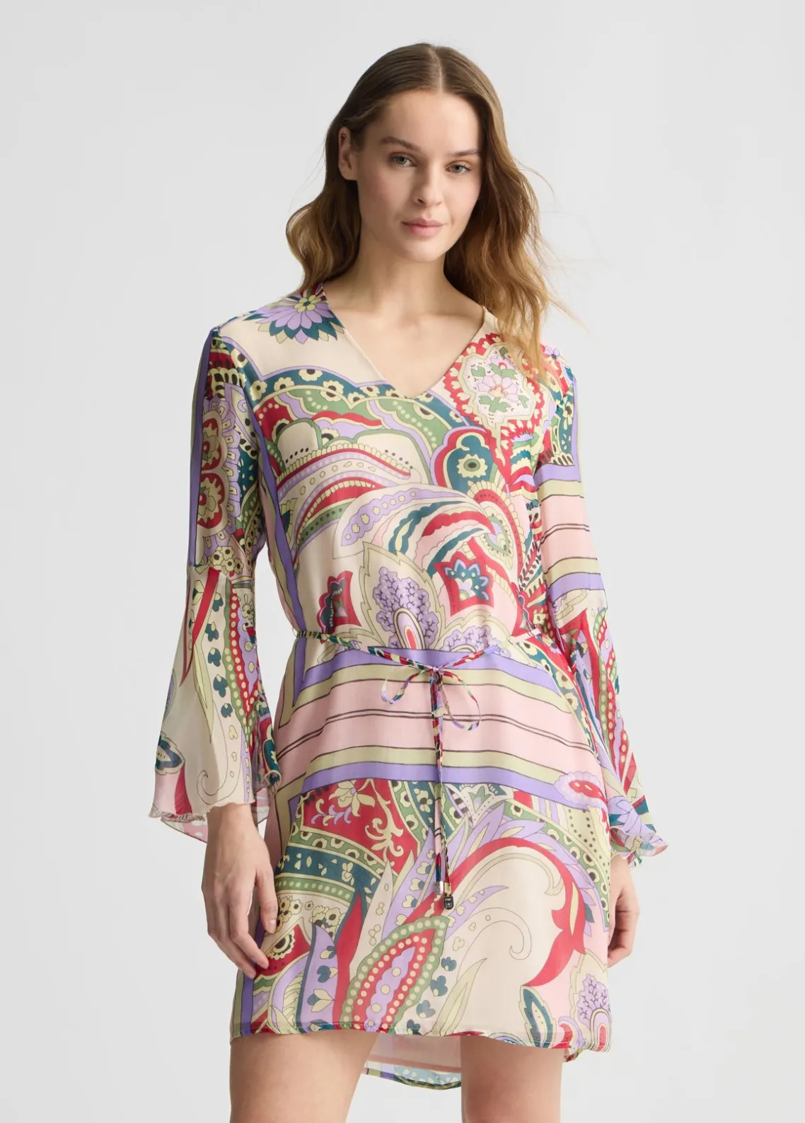 Liu Jo Vestido corto de seda-Mujer Vestidos