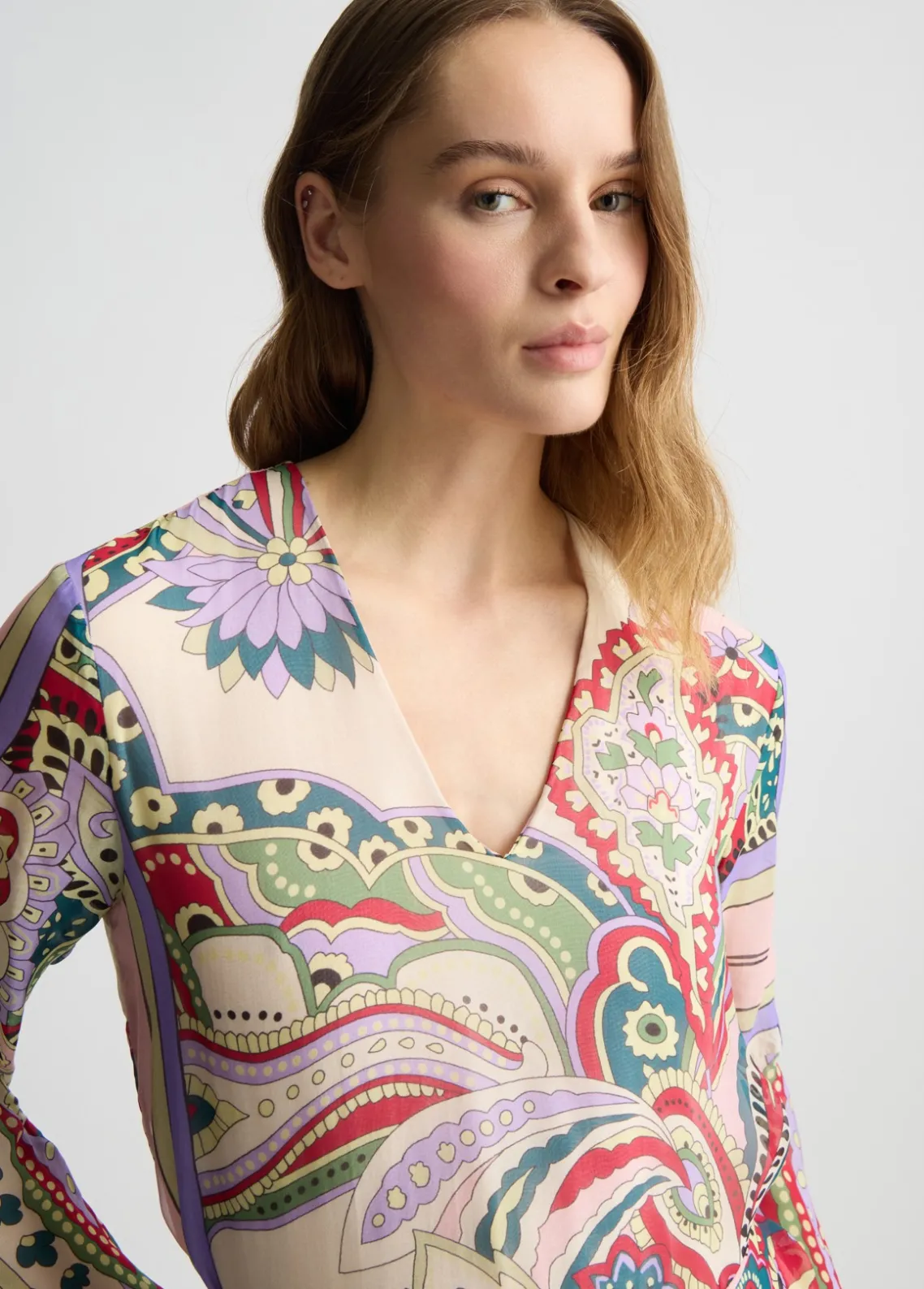 Liu Jo Vestido corto de seda-Mujer Vestidos
