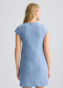 Liu Jo Vestido corto de tejido bouclé-Mujer Vestidos