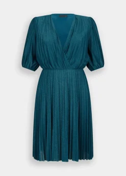 Liu Jo Vestido corto plisado elegante-Mujer Vestidos
