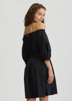 Liu Jo Vestido corto sin hombros-Mujer Moda Baño|Vestidos