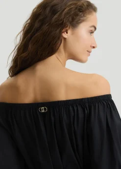 Liu Jo Vestido corto sin hombros-Mujer Moda Baño|Vestidos