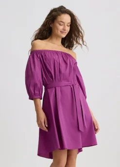 Liu Jo Vestido corto sin hombros-Mujer Moda Baño|Vestidos