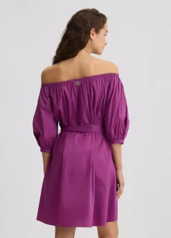 Liu Jo Vestido corto sin hombros-Mujer Moda Baño|Vestidos