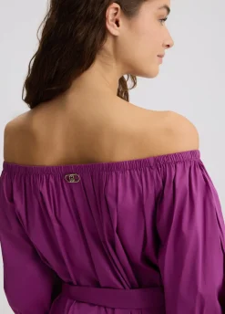 Liu Jo Vestido corto sin hombros-Mujer Moda Baño|Vestidos