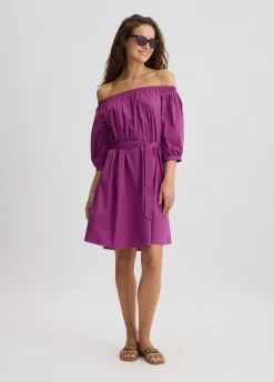 Liu Jo Vestido corto sin hombros-Mujer Moda Baño|Vestidos