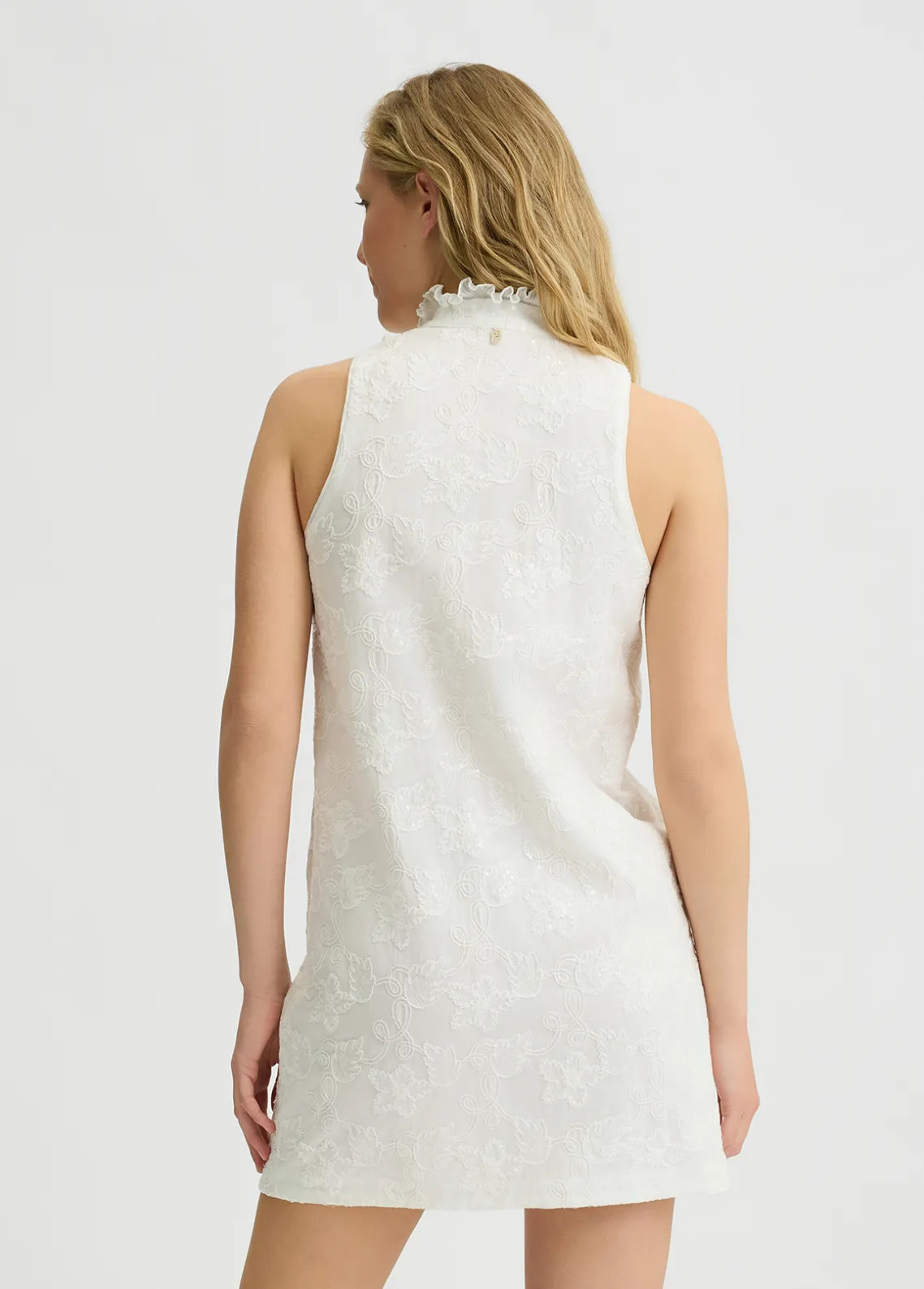 Liu Jo Vestido de algodón con bordados-Mujer Vestidos