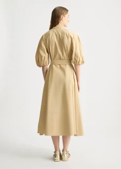 Liu Jo Vestido de algodón con cinturón-Mujer Vestidos