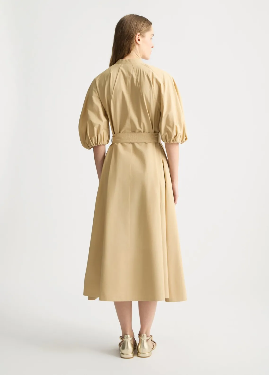 Liu Jo Vestido de algodón con cinturón-Mujer Vestidos