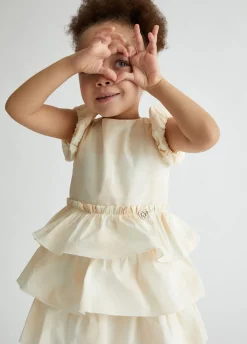 Liu Jo Vestido de cuadros con volantes- Vestidos Y Enterizos
