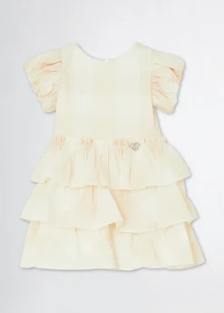 Liu Jo Vestido de cuadros con volantes- Vestidos Y Enterizos