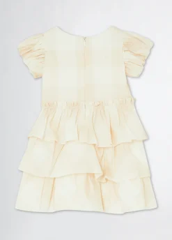 Liu Jo Vestido de cuadros con volantes- Vestidos Y Enterizos