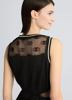 Liu Jo Vestido de cuello redondo-Mujer Ropa Deportiva|Vestidos