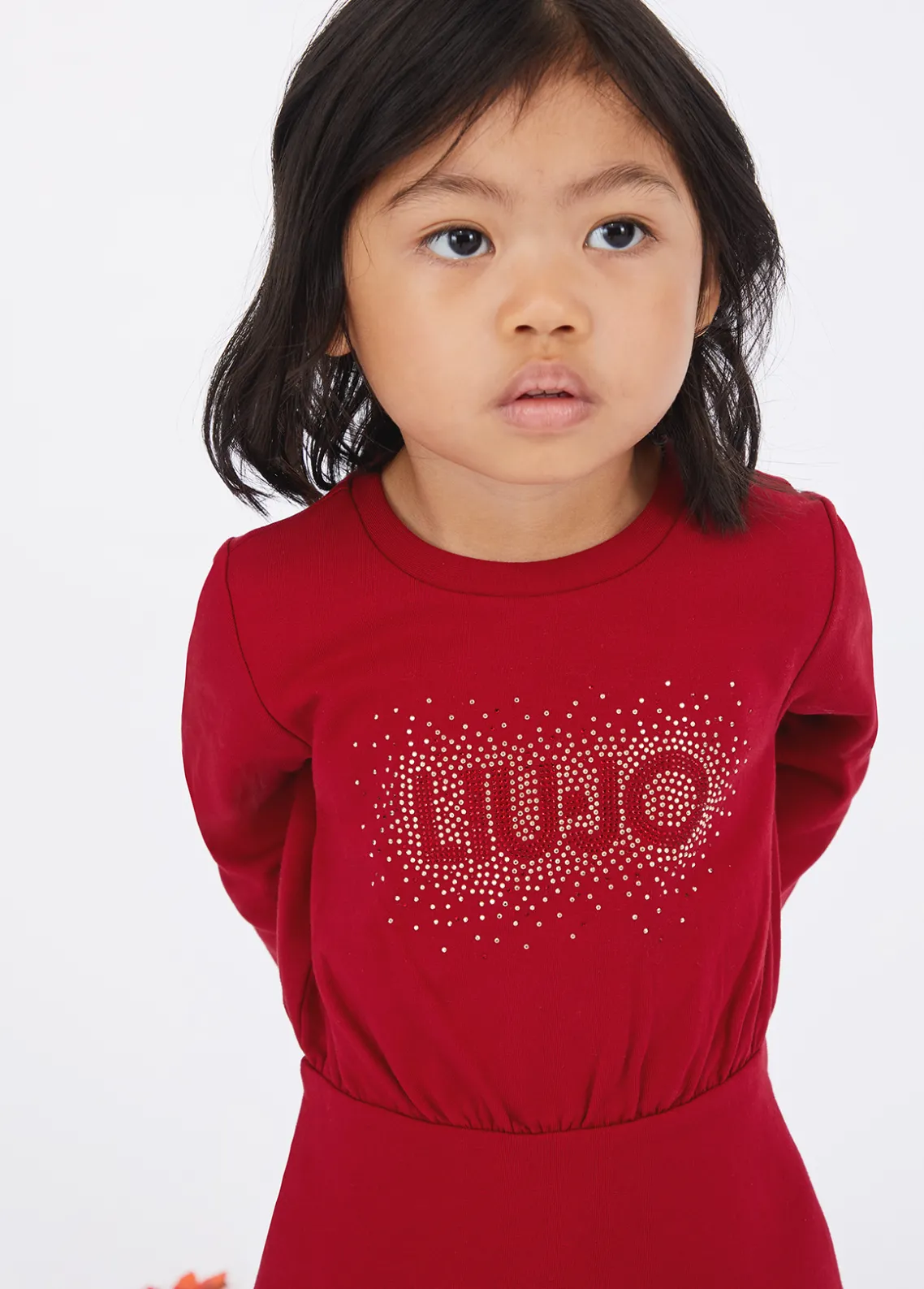 Liu Jo Vestido de felpa con logotipo y strass- Vestidos Y Enterizos