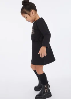 Liu Jo Vestido de felpa con logotipo y strass- Vestidos Y Enterizos