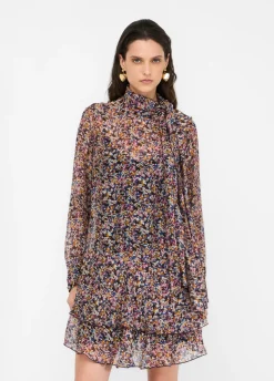 Liu Jo Vestido de flores de gasa de seda-Mujer Vestidos