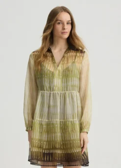 Liu Jo Vestido de gasa estampado-Mujer Vestidos