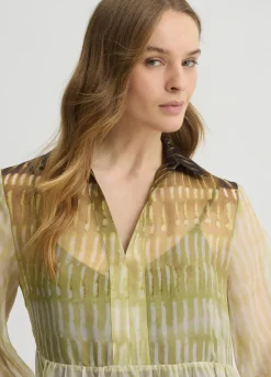 Liu Jo Vestido de gasa estampado-Mujer Vestidos