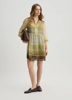 Liu Jo Vestido de gasa estampado-Mujer Vestidos