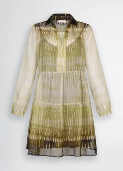 Liu Jo Vestido de gasa estampado-Mujer Vestidos