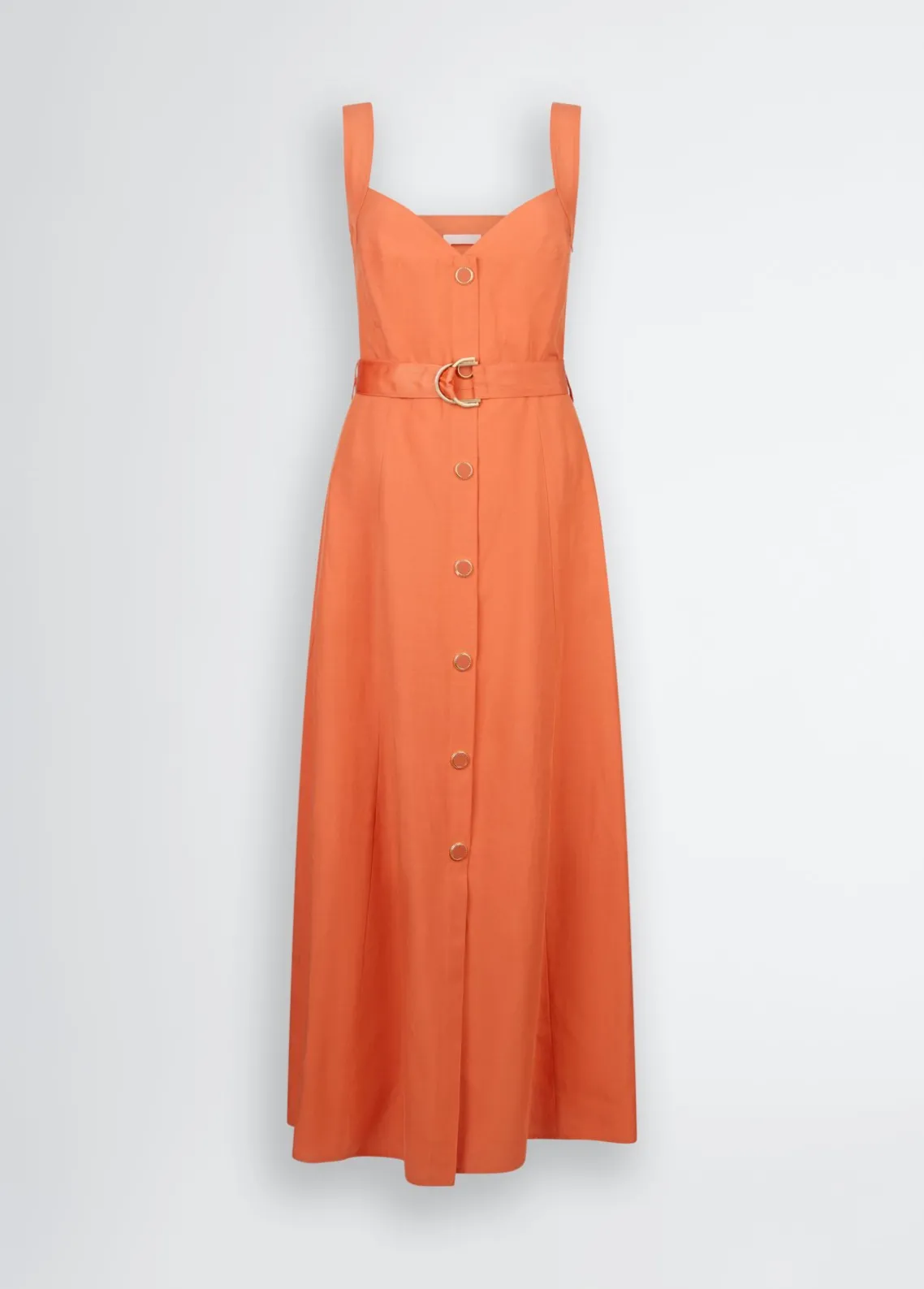Liu Jo Vestido de lino con cinturón-Mujer Vestidos
