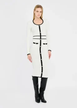 Liu Jo Vestido de lurex®-Mujer Cárdigans Y Jerséis|Vestidos