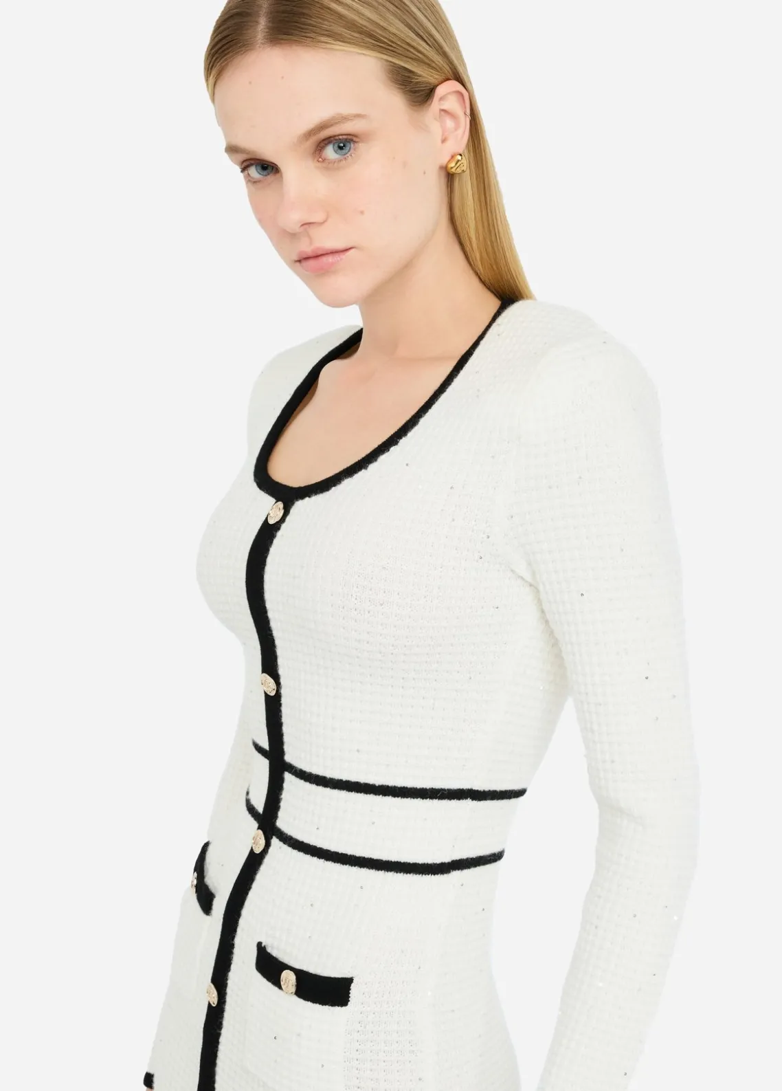 Liu Jo Vestido de lurex®-Mujer Cárdigans Y Jerséis|Vestidos