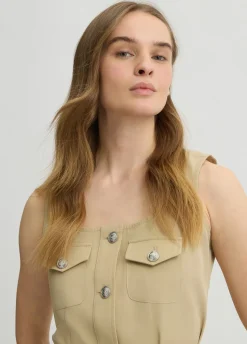 Liu Jo Vestido de mezcla de algodón-Mujer Vestidos