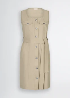Liu Jo Vestido de mezcla de algodón-Mujer Vestidos