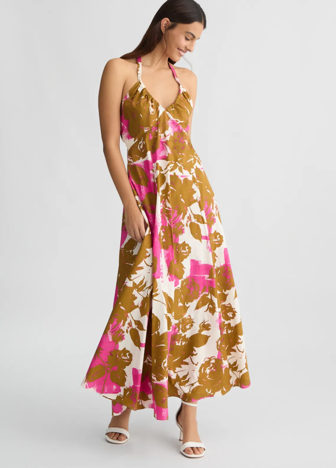 Liu Jo Vestido de popelina estampado-Mujer Vestidos