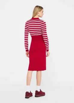 Liu Jo Vestido de punto a rayas-Mujer Ropa Deportiva|Vestidos