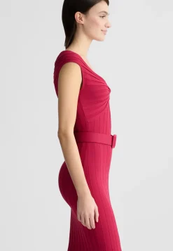 Liu Jo Vestido de punto con cinturón-Mujer Vestidos
