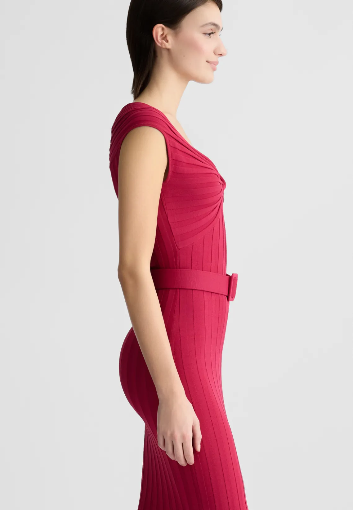 Liu Jo Vestido de punto con cinturón-Mujer Vestidos