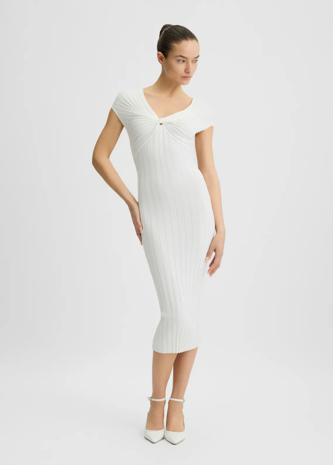 Liu Jo Vestido de punto con cinturón-Mujer Vestidos