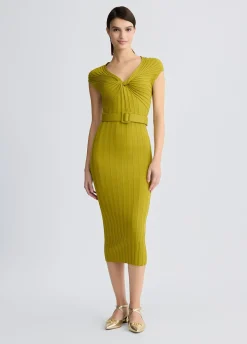Liu Jo Vestido de punto con cinturón-Mujer Cárdigans Y Jerséis|Vestidos