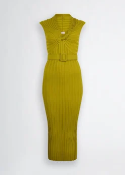 Liu Jo Vestido de punto con cinturón-Mujer Cárdigans Y Jerséis|Vestidos