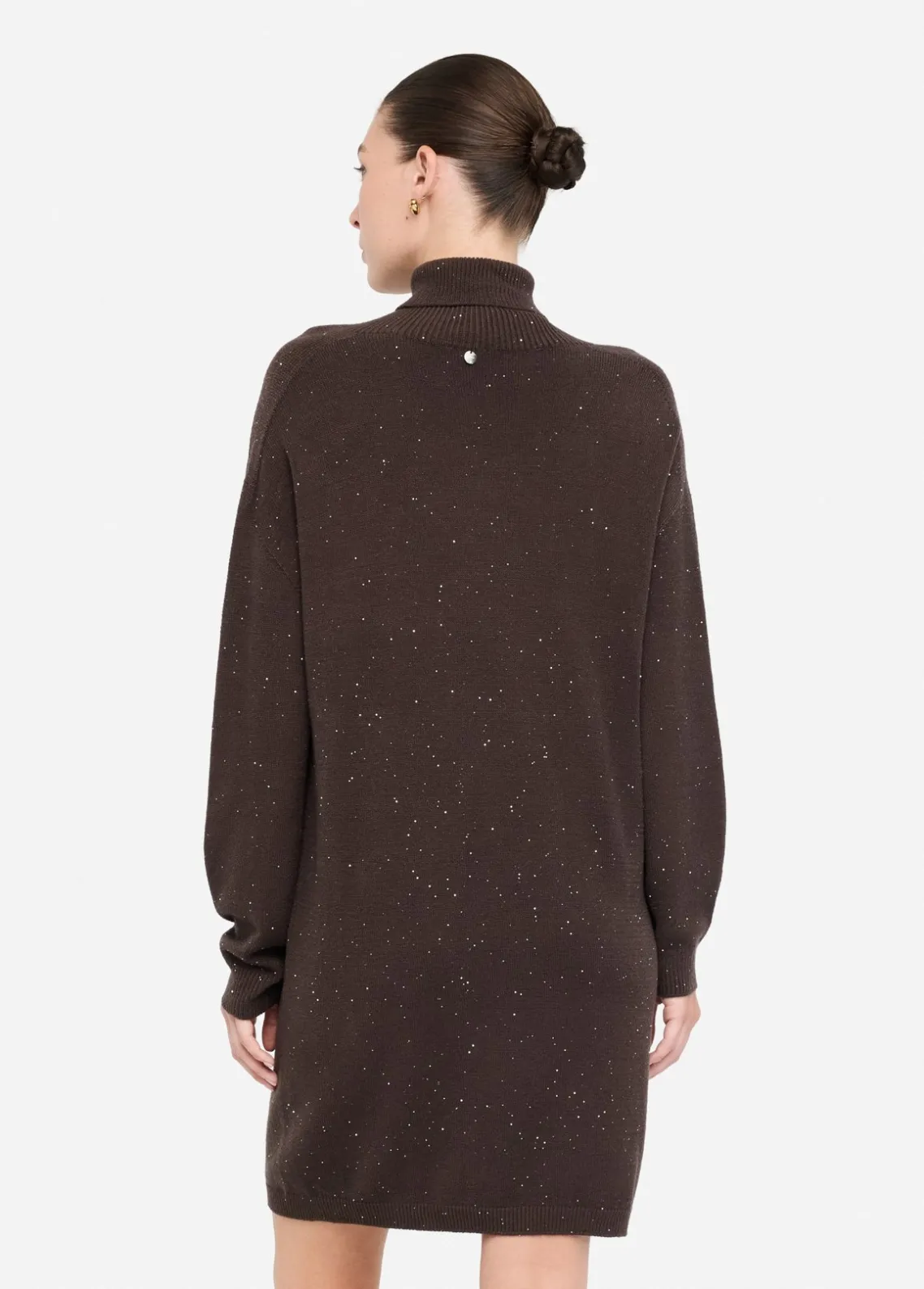 Liu Jo Vestido de punto con microlentejuelas-Mujer Vestidos