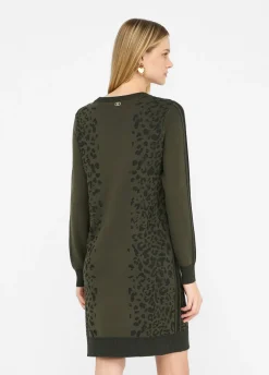 Liu Jo Vestido de punto con motivo animal-Mujer Cárdigans Y Jerséis|Vestidos