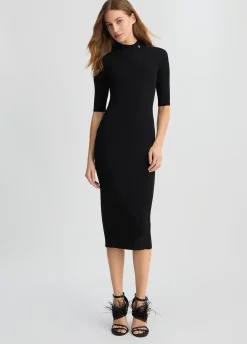 Liu Jo Vestido de punto con recortes-Mujer Cárdigans Y Jerséis|Vestidos