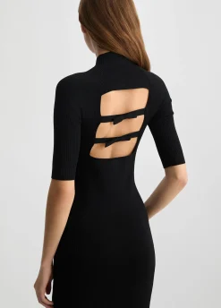 Liu Jo Vestido de punto con recortes-Mujer Cárdigans Y Jerséis|Vestidos