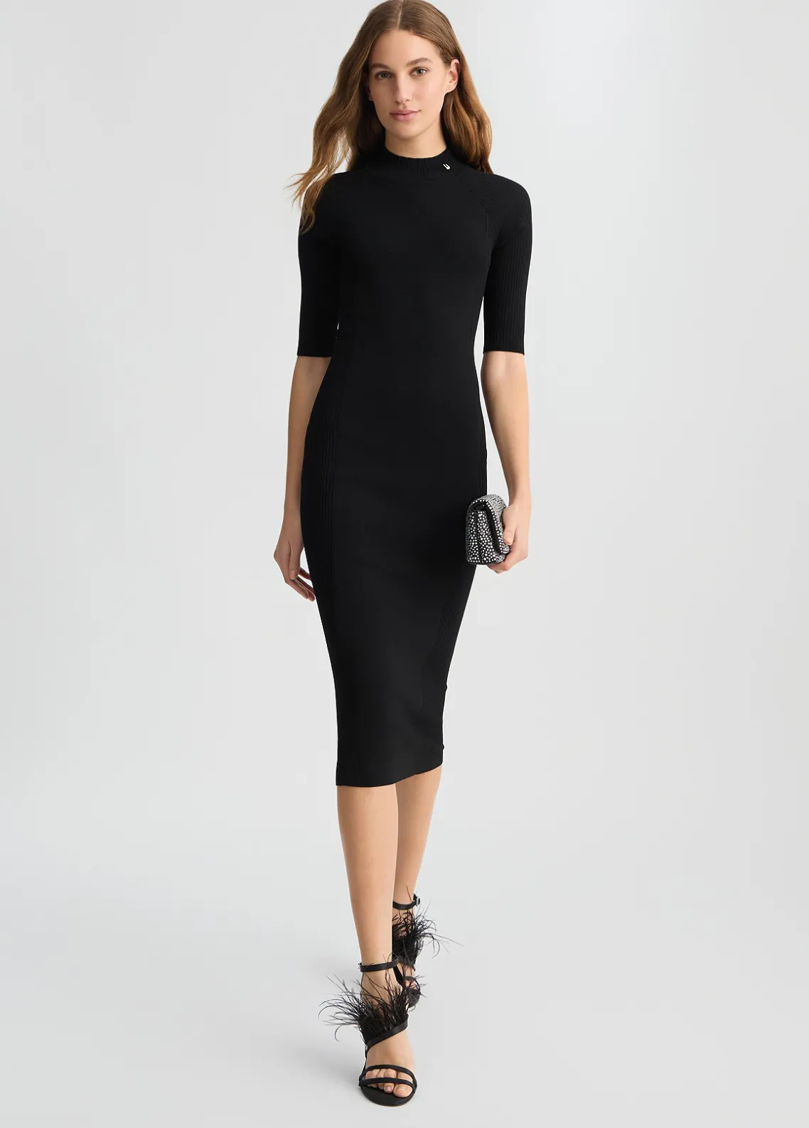 Liu Jo Vestido de punto con recortes-Mujer Cárdigans Y Jerséis|Vestidos